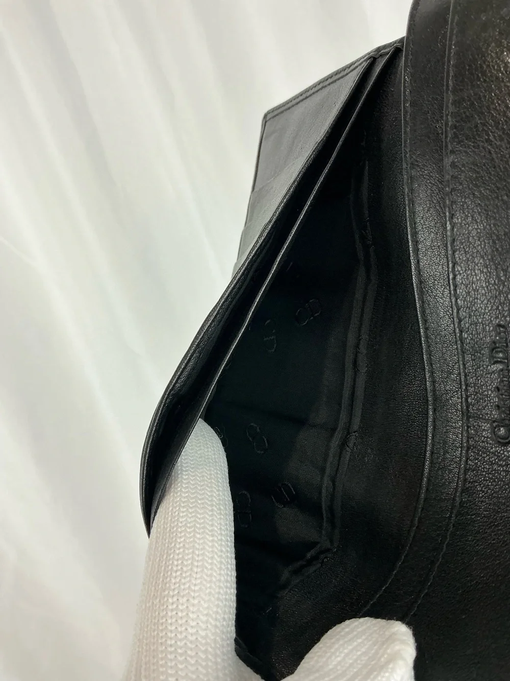 DIOR LONG WALLET BLACK VINTAGE